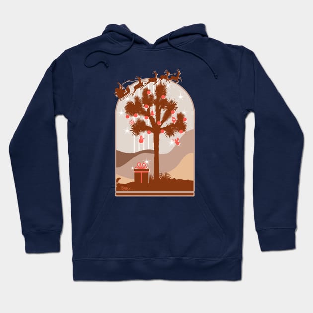 Desert Christmas Hoodie by PalmGallery